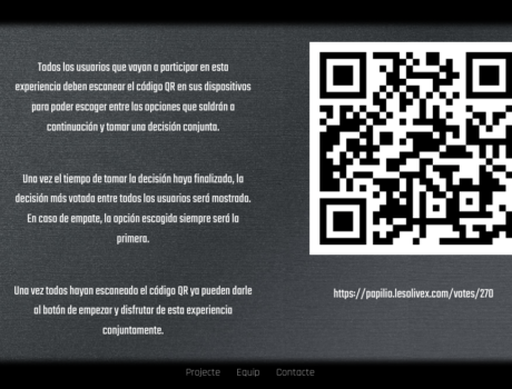 Papilio (Vídeo interactiu grupal)